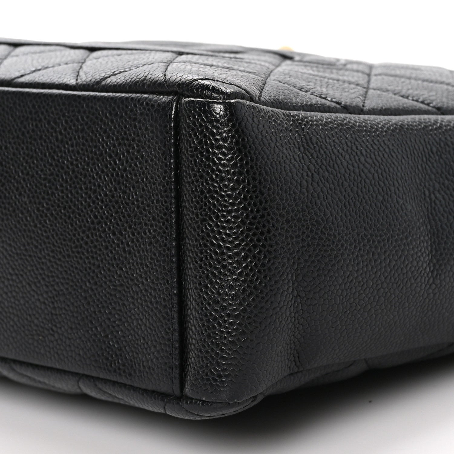 Chanel Caviar Quilted Petit Shopping Tote PST Black 10 of 10