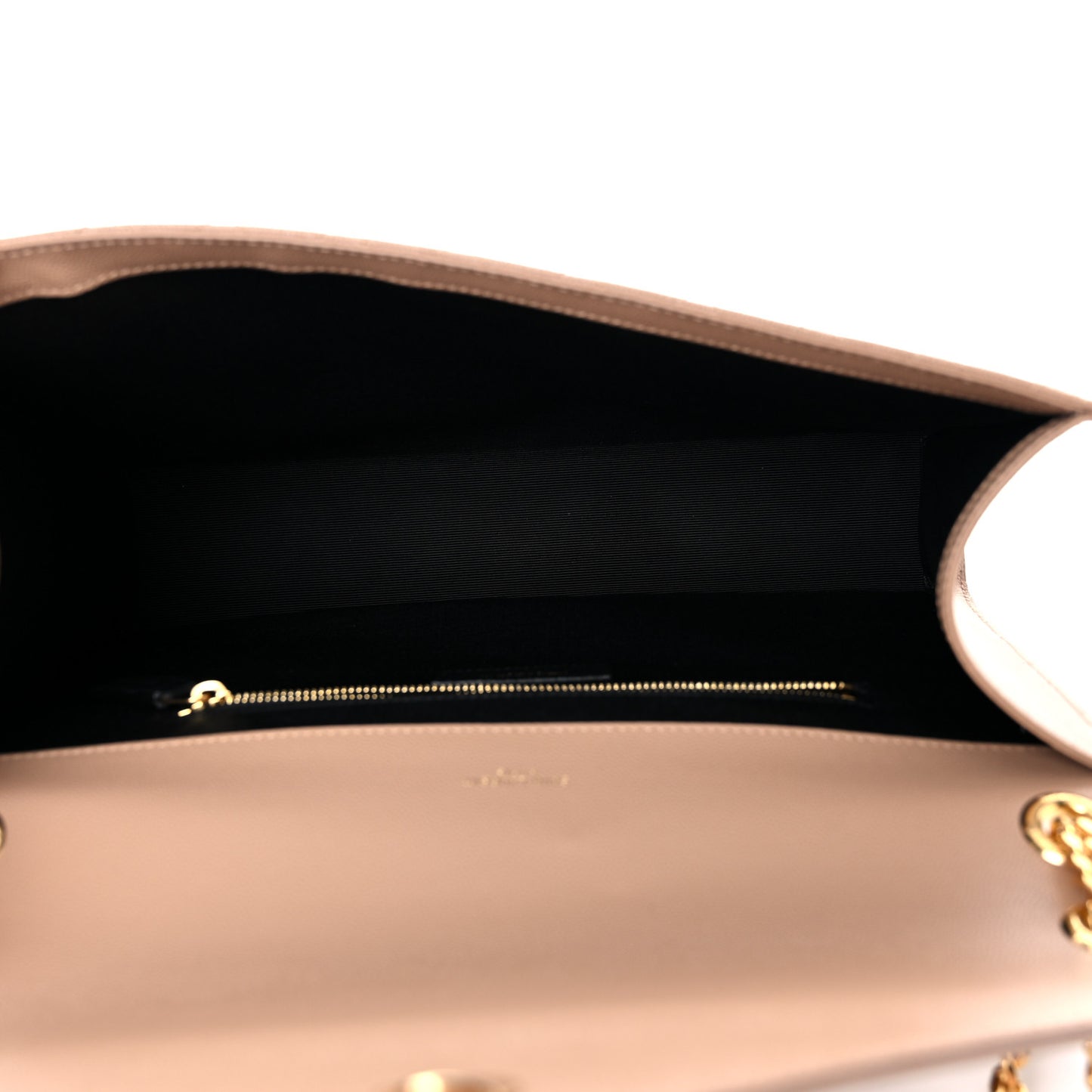 Grain De Poudre Textured Mixed Matelasse Triquilt Large Monogram Satchel Natural Tan