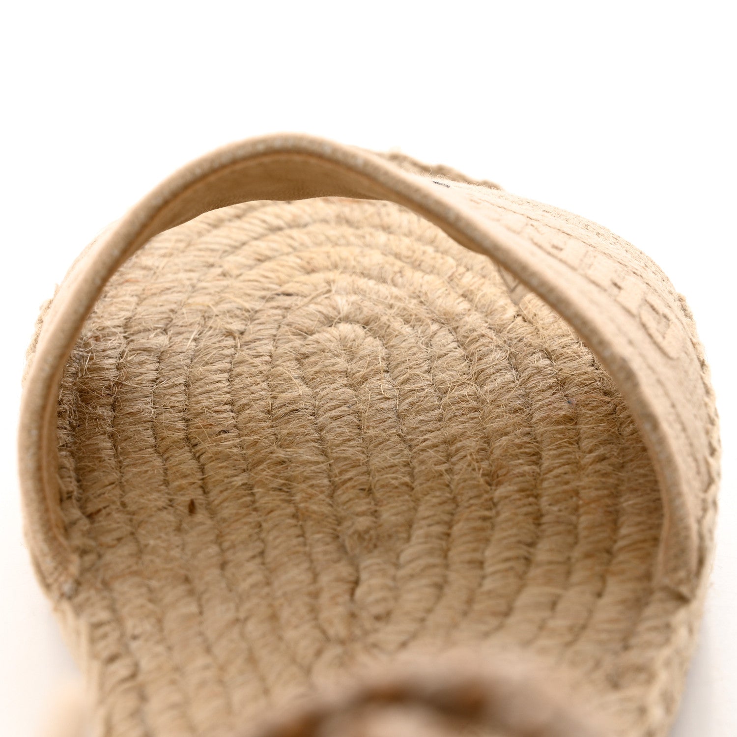 Christian Dior Canvas Embroidered Granville Ankle Tie Espadrille Flat Sandals 40.5 Cream 10 of 12