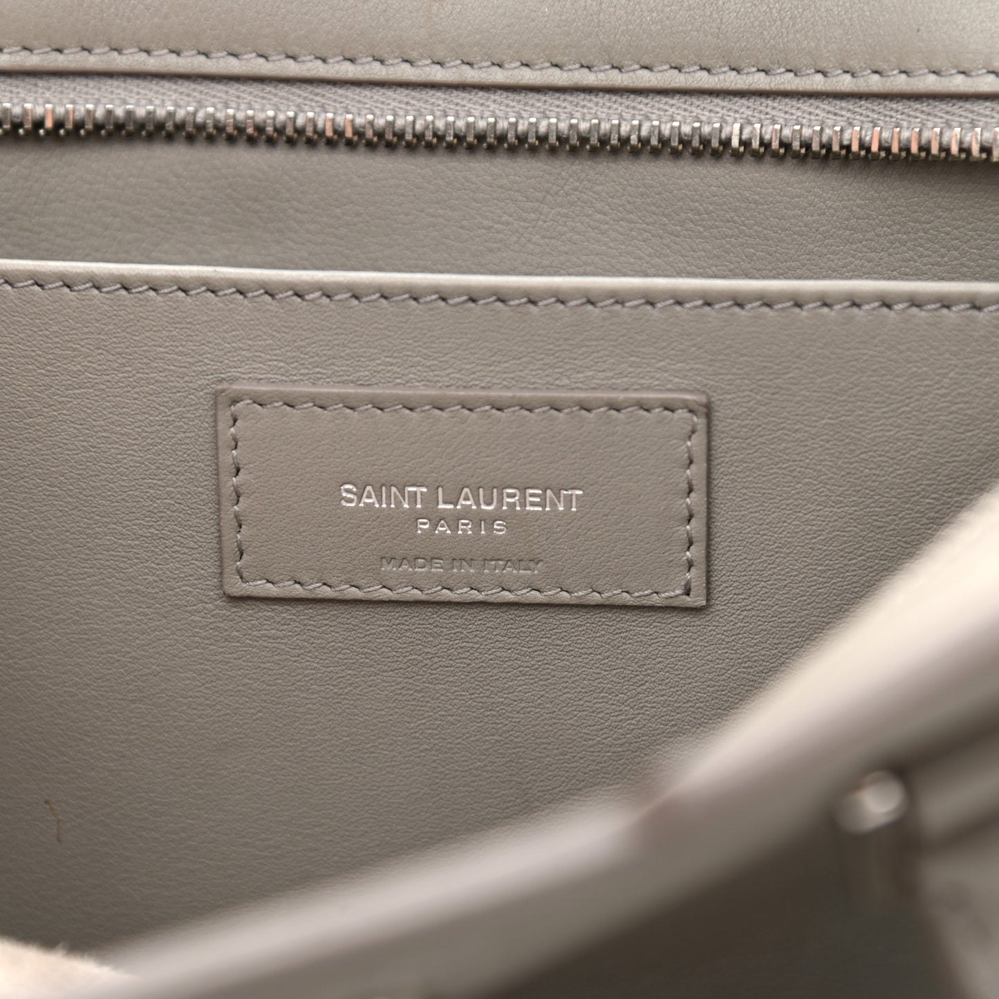 Calfskin Monogram Baby Cabas Fog