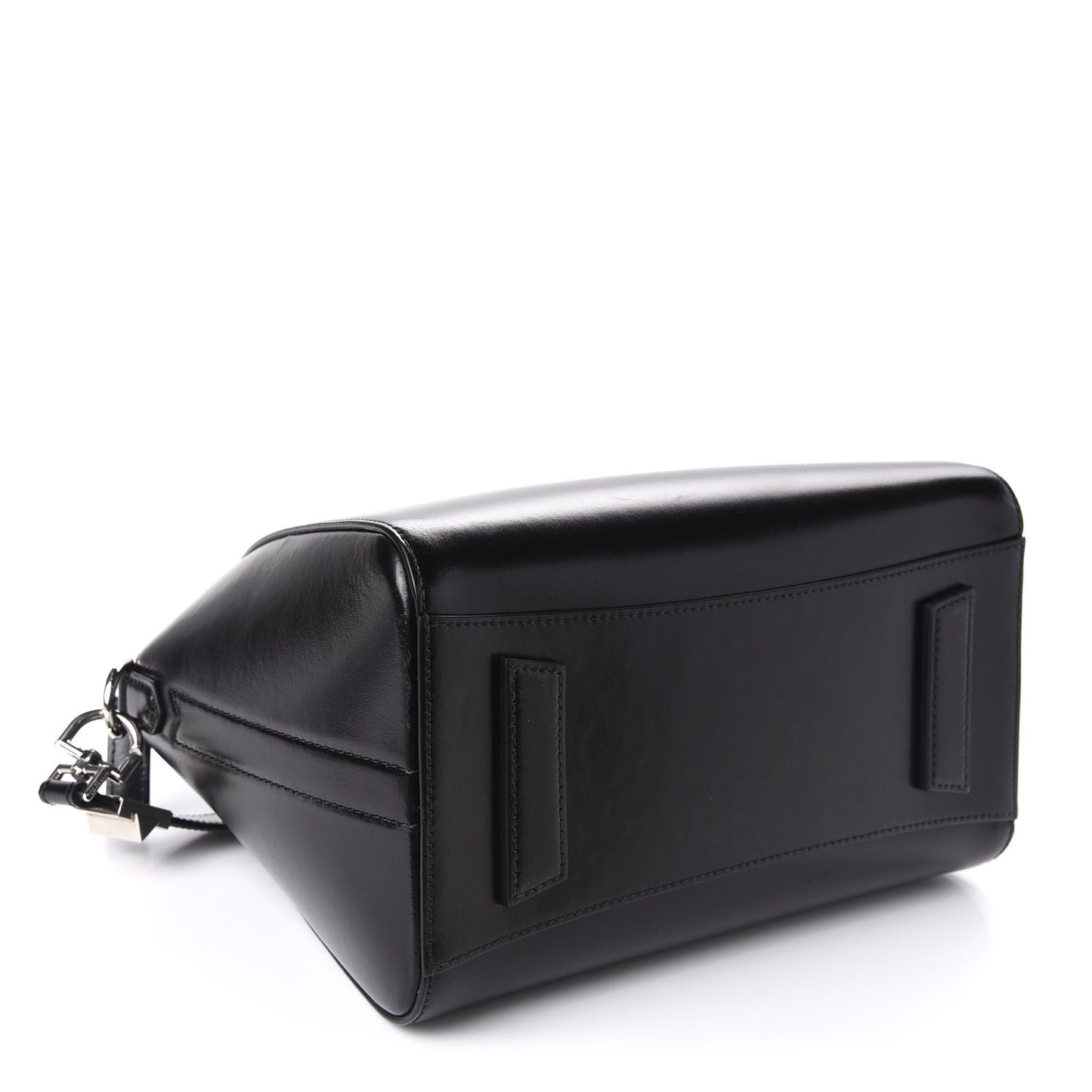Shiny Lord Calfskin Small Antigona Black