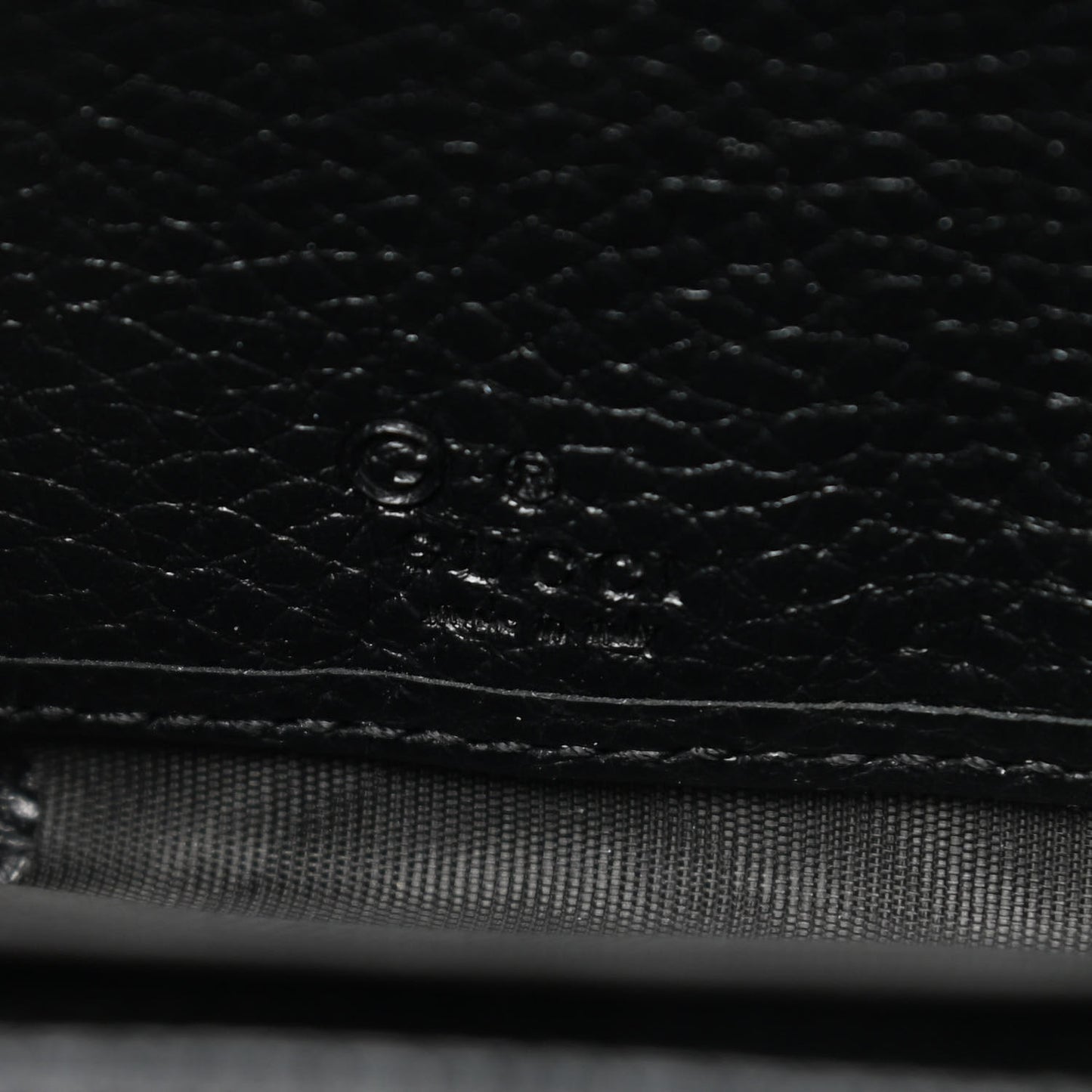 Pebbled Calfskin Soho Zip Around Wallet Black