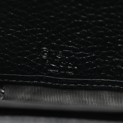 Gucci Pebbled Calfskin Soho Zip Around Wallet Black 6 of 6