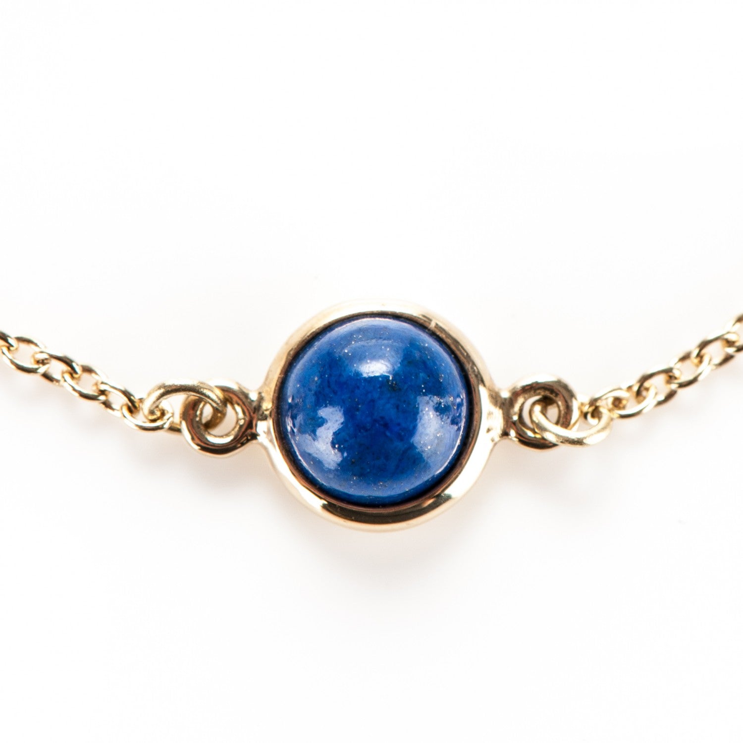 Tiffany 18K Yellow Gold Lapis Elsa Peretti Color By The Yard Bracelet 3 of 6