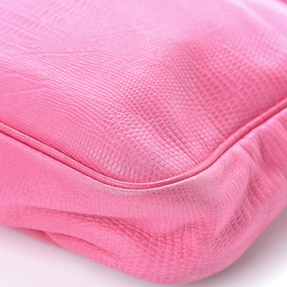 Balenciaga Agneau Lizard Embossed Classic Hardware Hip Hip Pink 11 of 14