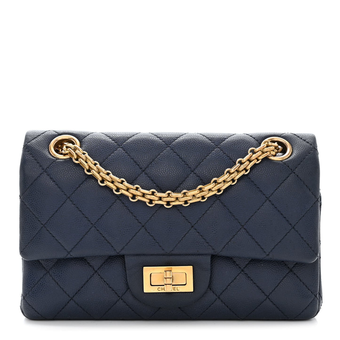 Caviar 2.55 Reissue 224 Flap Dark Blue