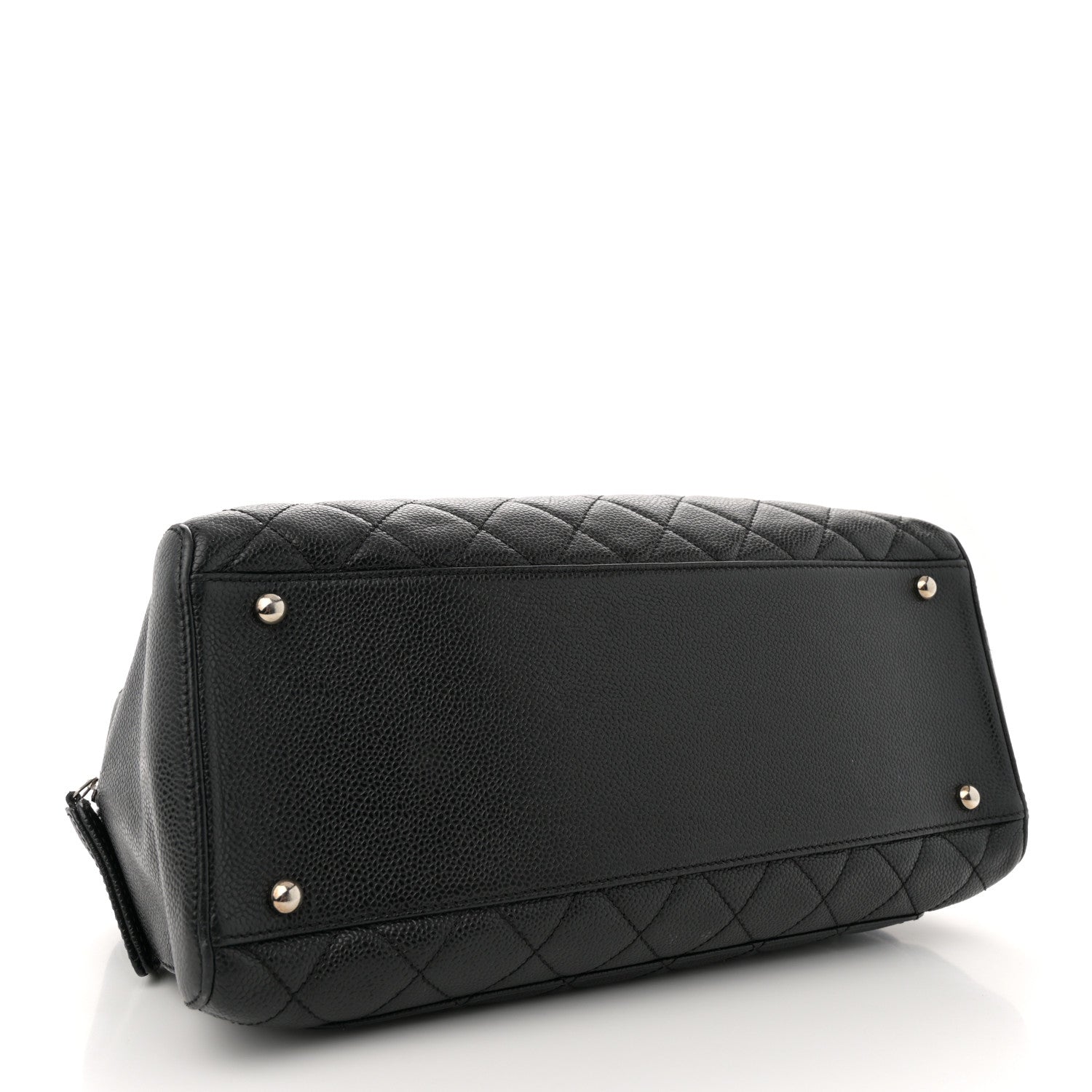 Chanel Caviar Quilted Bowler Black 4 of 11