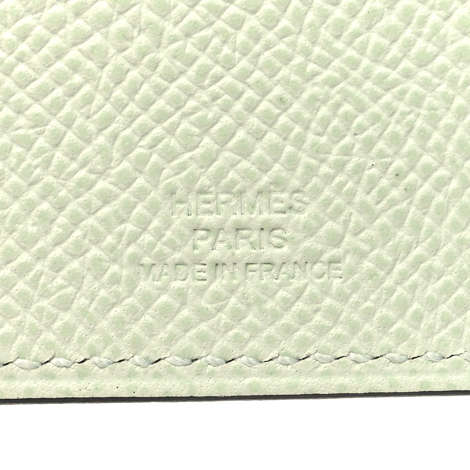 Hermes Epsom Tarmac PM Passport Holder Vert Fizz 6 of 8
