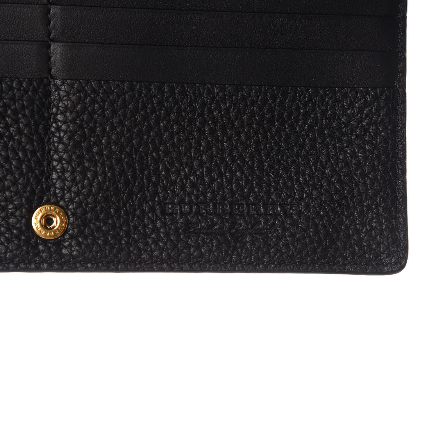 Burberry Calfskin Hastings Continental Wallet Black 6 of 8