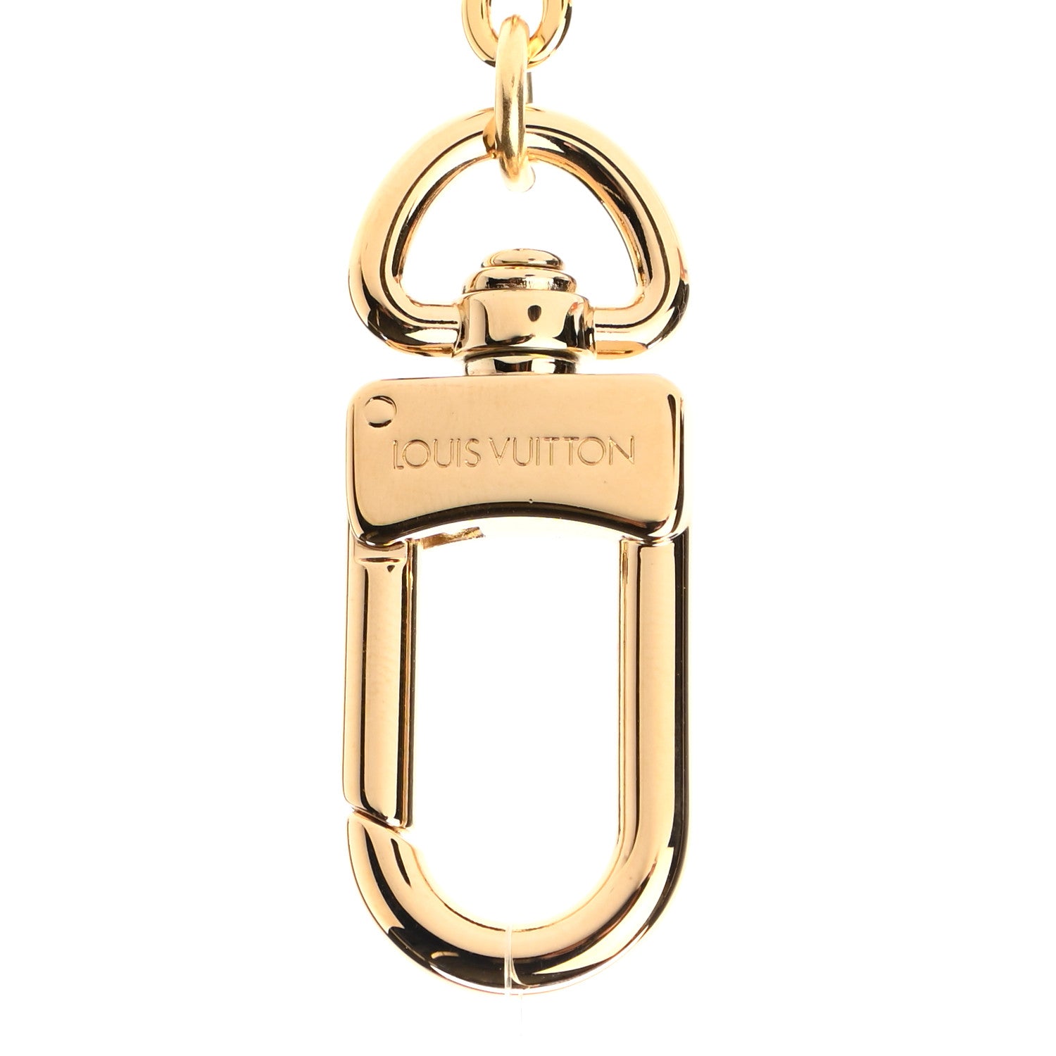 Louis Vuitton Monogram Spring Street Bag Charm Key Holder Gold 3 of 5