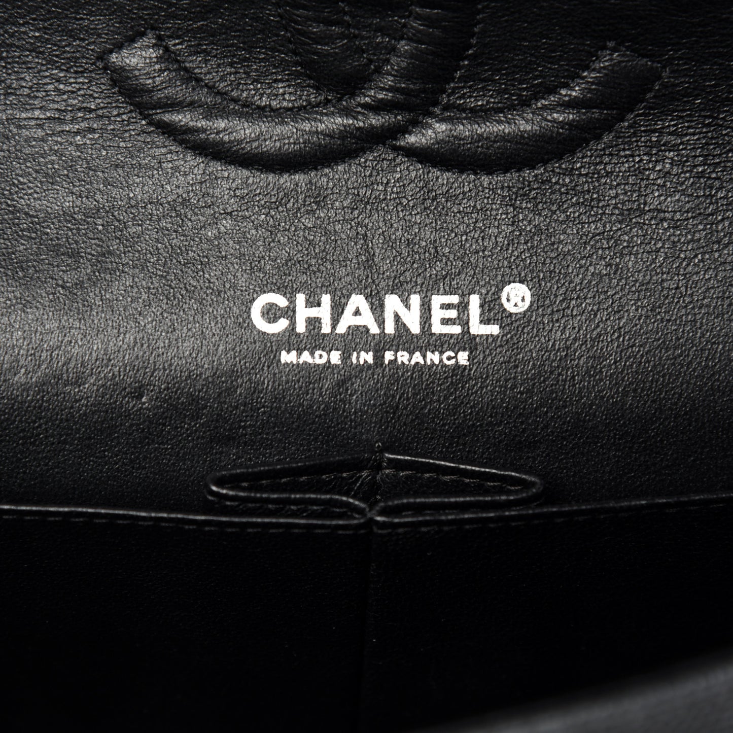 Washed Caviar Quilted 2.55 Reissue 225 Bijoux Chain Flap Black