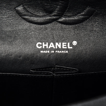 Chanel Washed Caviar Quilted 2.55 Reissue 225 Bijoux Chain Flap Black 10 of 13
