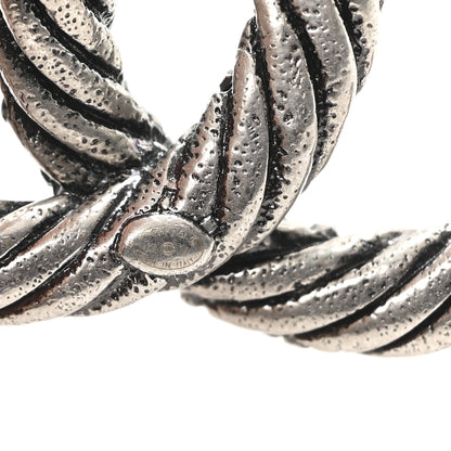 Chanel Ruthenium Twisted CC Brooch 3 of 4