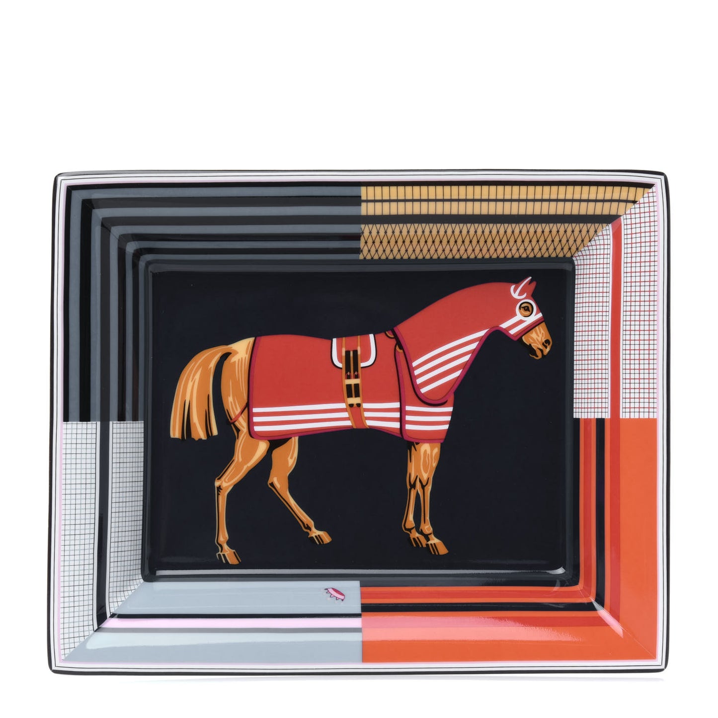 Porcelain Rocabar A Cheval Change Tray
