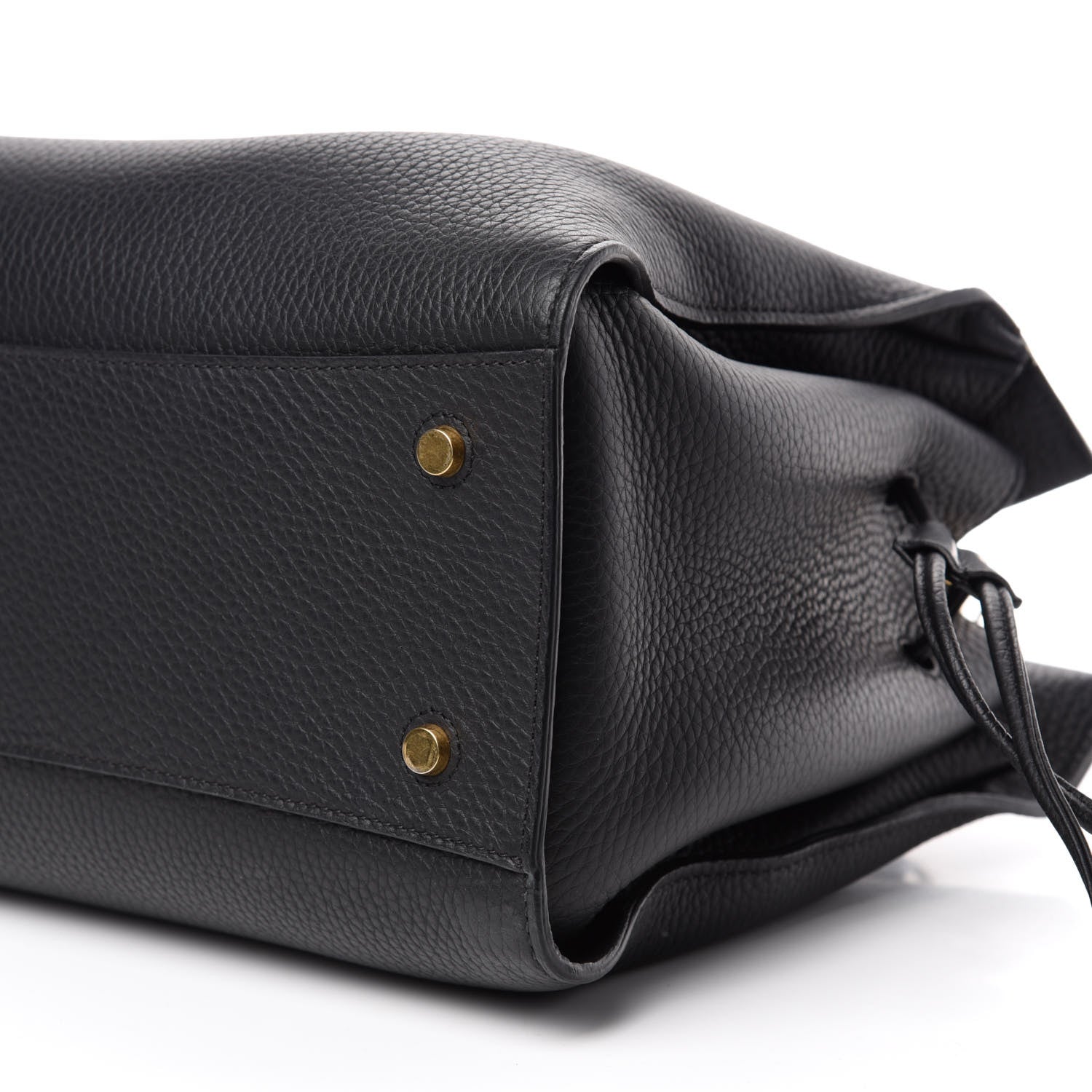 Mulberry Heavy Grain Iris Tote Midnight Black 8 of 9
