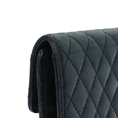 Chrome Hearts Lambskin Cross Snap Wave 4 Tri Fold Wallet Black 12 of 12