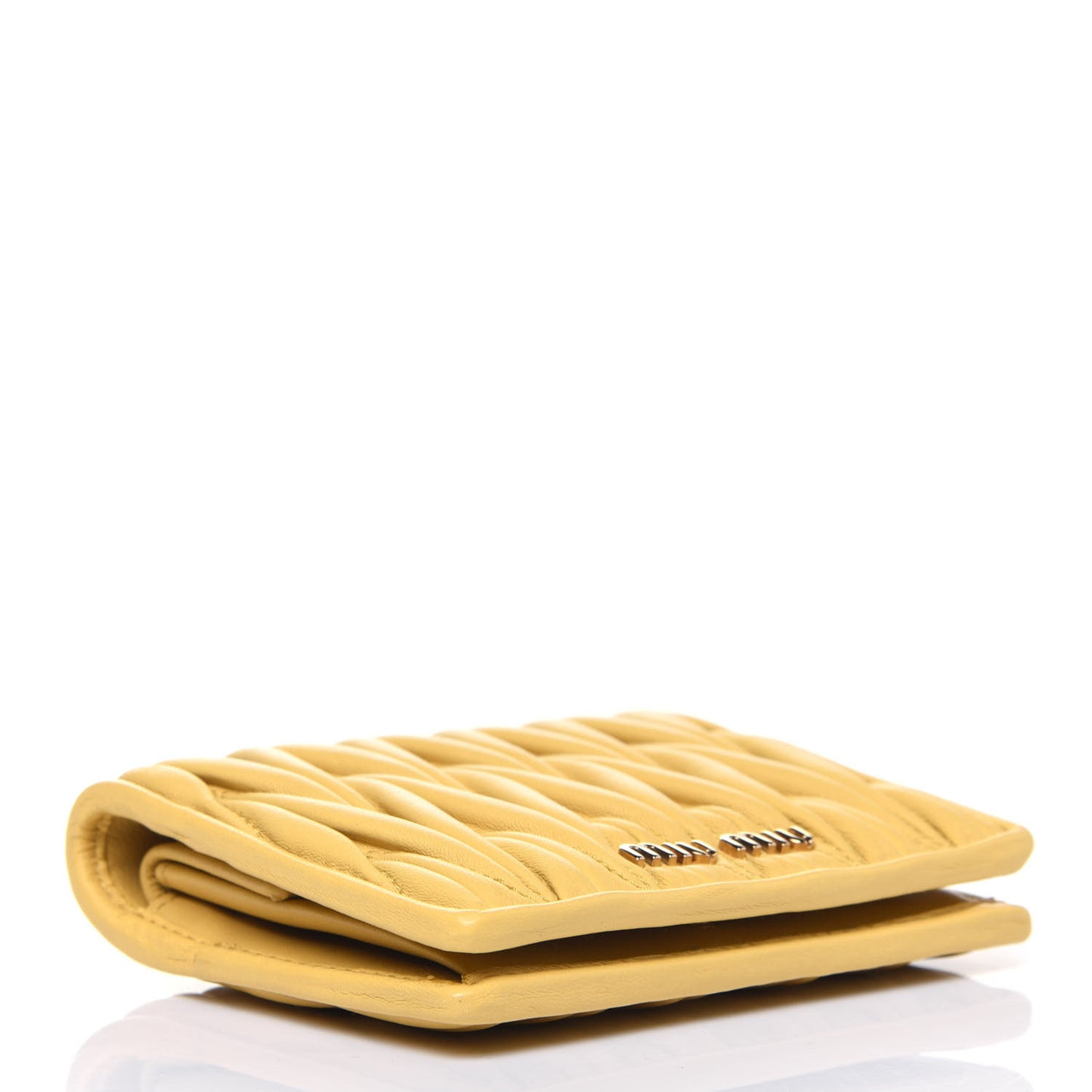Nappa Matelasse Small Flap Wallet Ginestra
