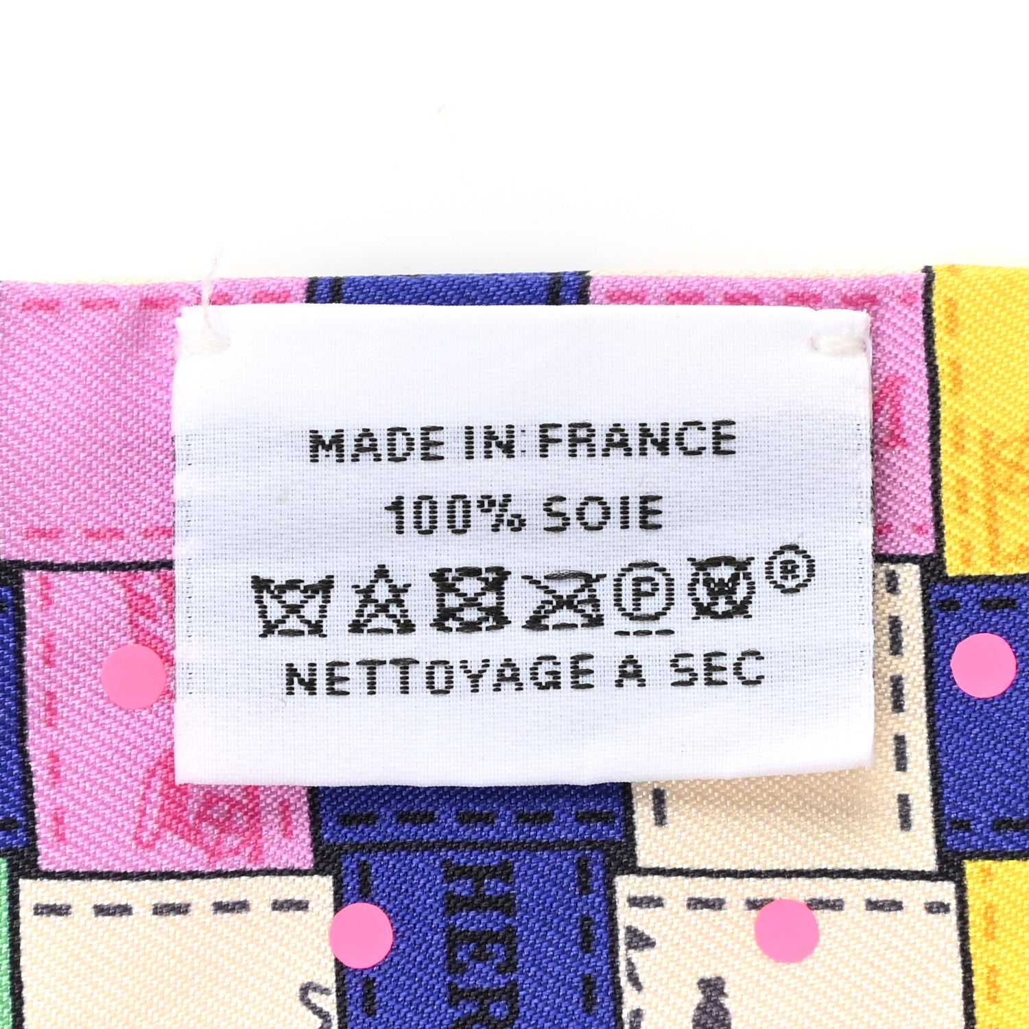 Hermes Silk Bolduc Au Carre Twilly Corail Jaune Multicolor 4 of 4