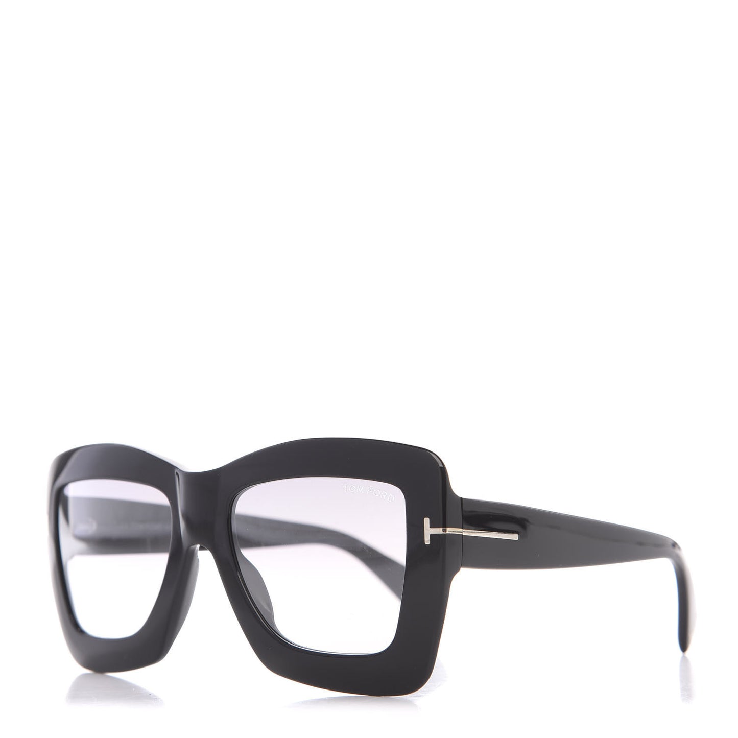 Hutton-02 TF664 Square Sunglasses Black