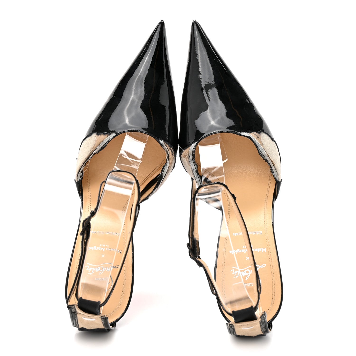 Christian Louboutin X MAISON MARGIELA Patent Bilougiela 25 Pumps