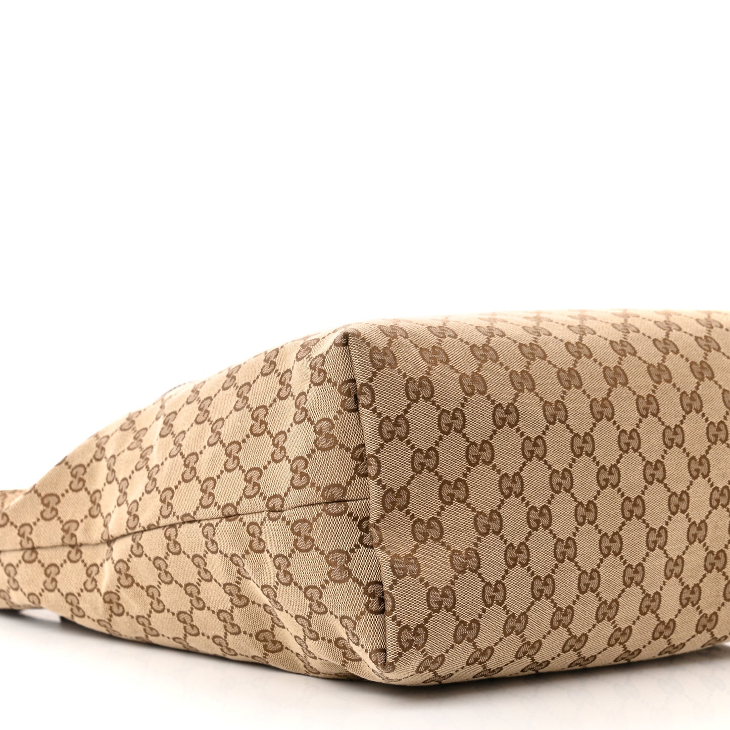 GG Monogram Medium Handle Vertical Tote Brown
