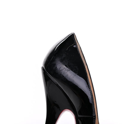 Christian Louboutin Patent Maryl 120 Pumps 36 Black Red 14 of 15