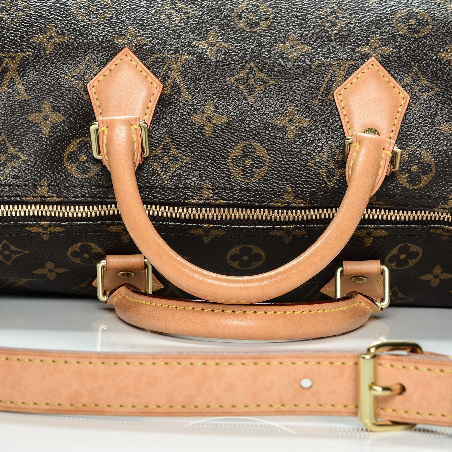 Louis Vuitton Monogram Speedy Bandouliere 30 8 of 8