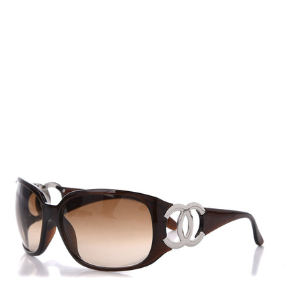 Chanel CC Sunglasses 6014 Brown 1 of 8