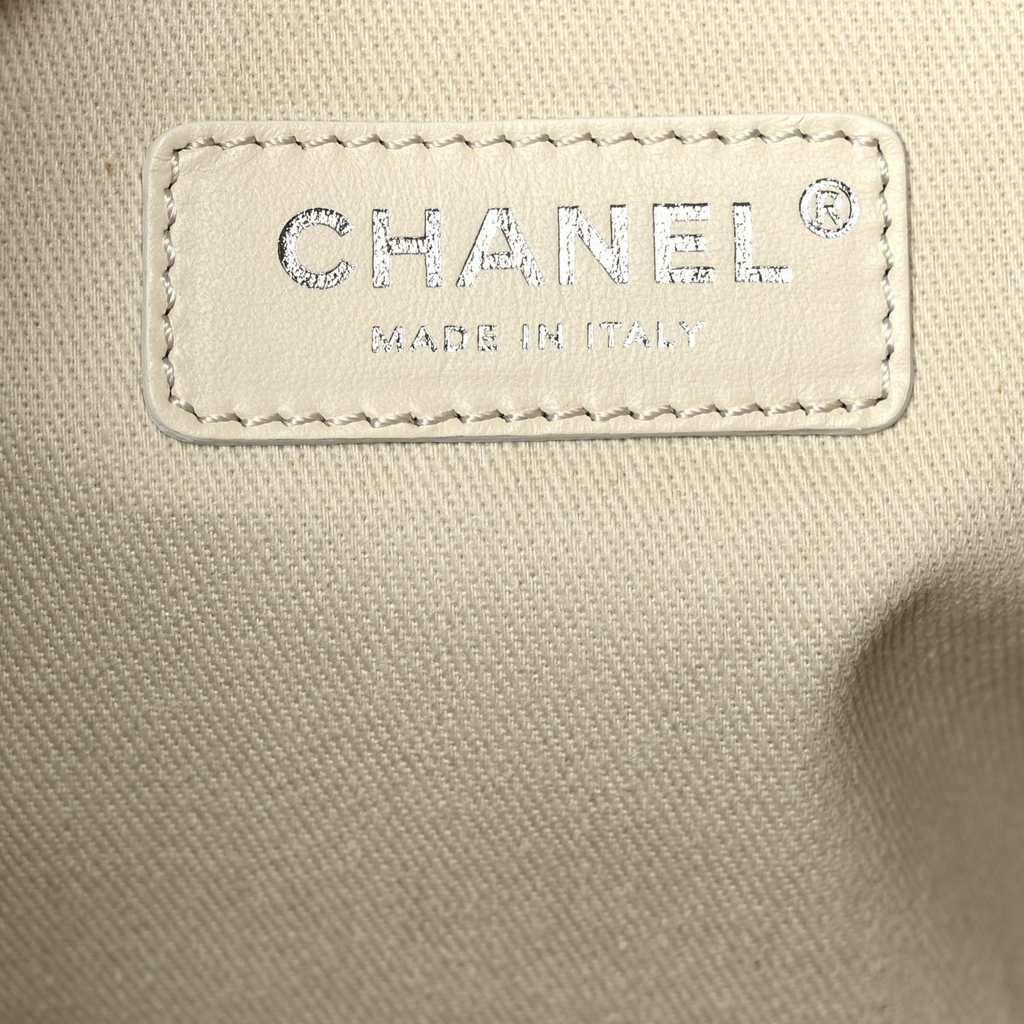 Mixed Fibers Small Deauville Tote Light Beige