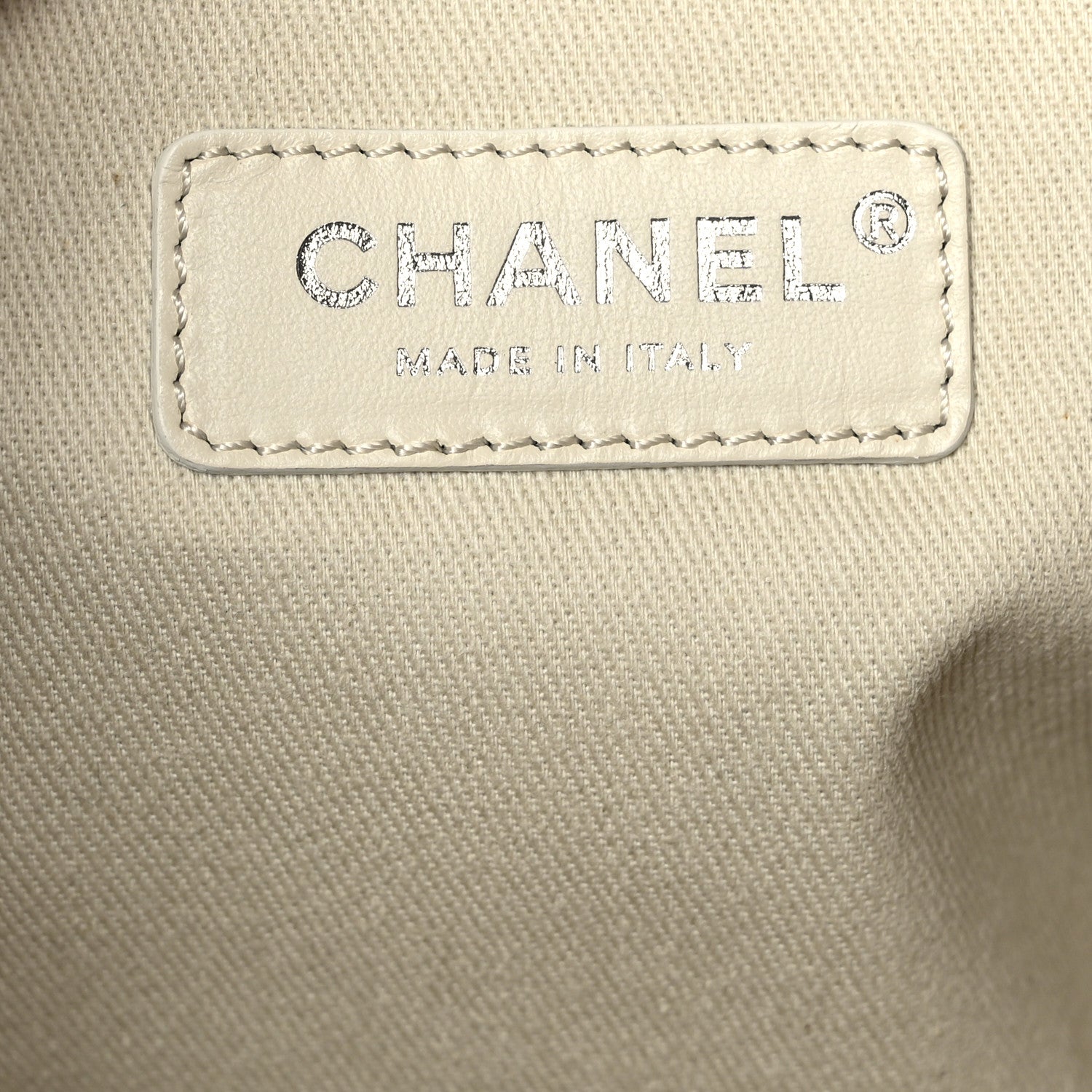 Chanel Mixed Fibers Small Deauville Tote Light Beige 6 of 9