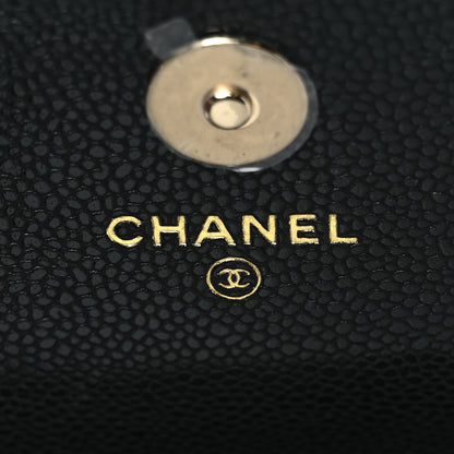 Chanel Caviar Quilted Business Affinity Clutch With Chain Black 5 of 9