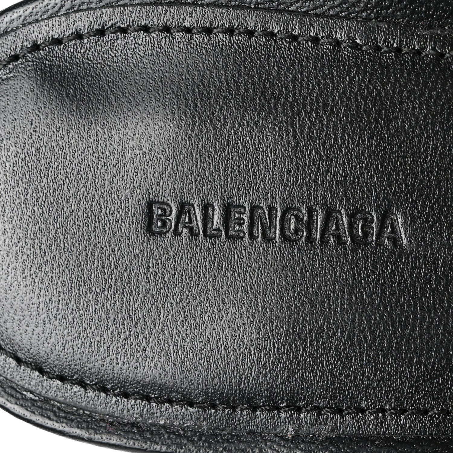 Balenciaga Calfskin Logo Afterhour 90mm Sandal 41 Black Fluo Yellow 7 of 9