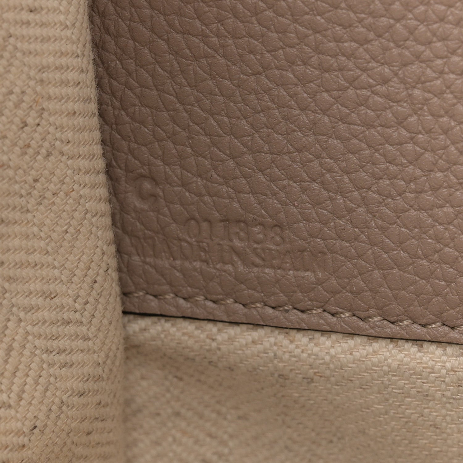 Loewe Calfskin Small Hammock Shoulder Bag Sand Mink 7 of 10