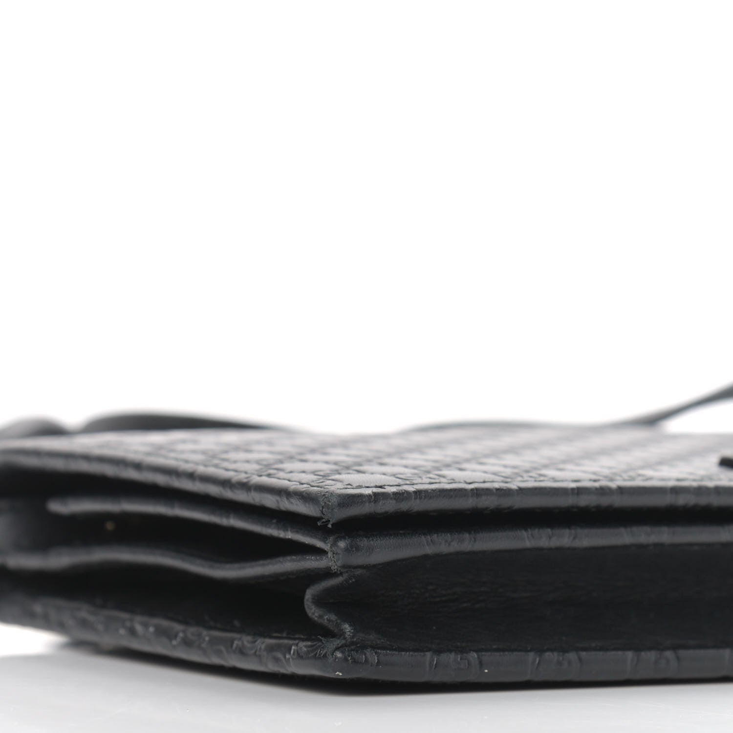 Gucci Microguccissima Crossbody Wallet Black 7 of 9