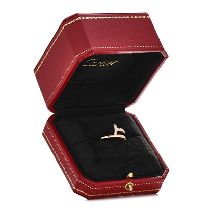 Cartier 18K Pink Gold Diamond Juste Un Clou Ring 51 5.75 5 of 5
