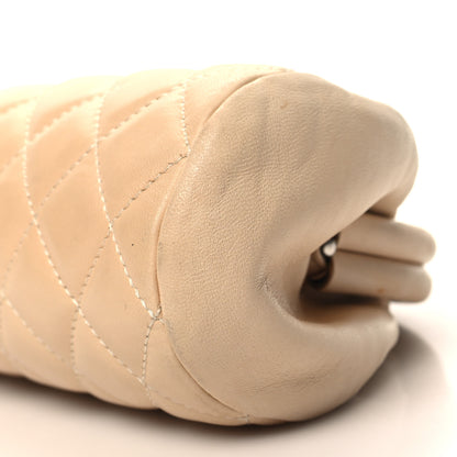 Chanel Lambskin Quilted Timeless Clutch Beige Clair 10 of 11