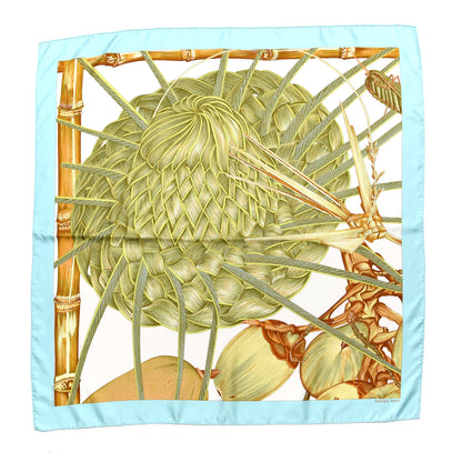 Hermes Silk Jardin Creole Scarf 90 1 of 5