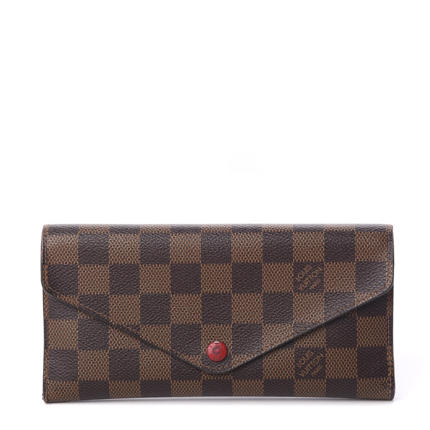 Louis Vuitton Damier Ebene Josephine Wallet Red 1 of 11