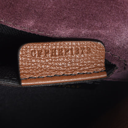 Burberry Derby Calfskin House Check Small Macken Crossbody Bag Tan 7 of 16