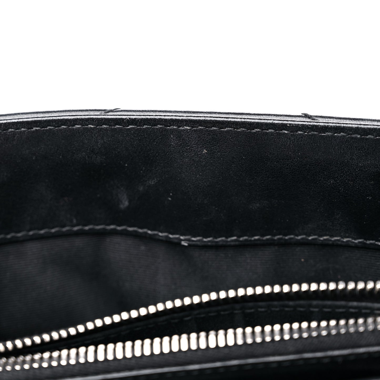Calfskin Y Quilted Monogram Small Loulou Chain Satchel Black