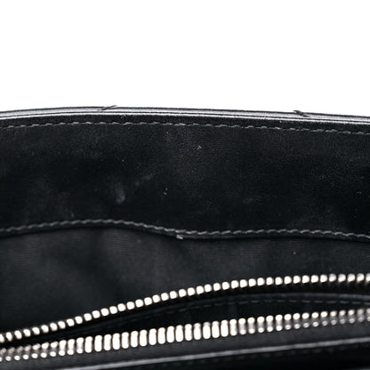 Saint Laurent Calfskin Y Quilted Monogram Small Loulou Chain Satchel Black 11 of 12