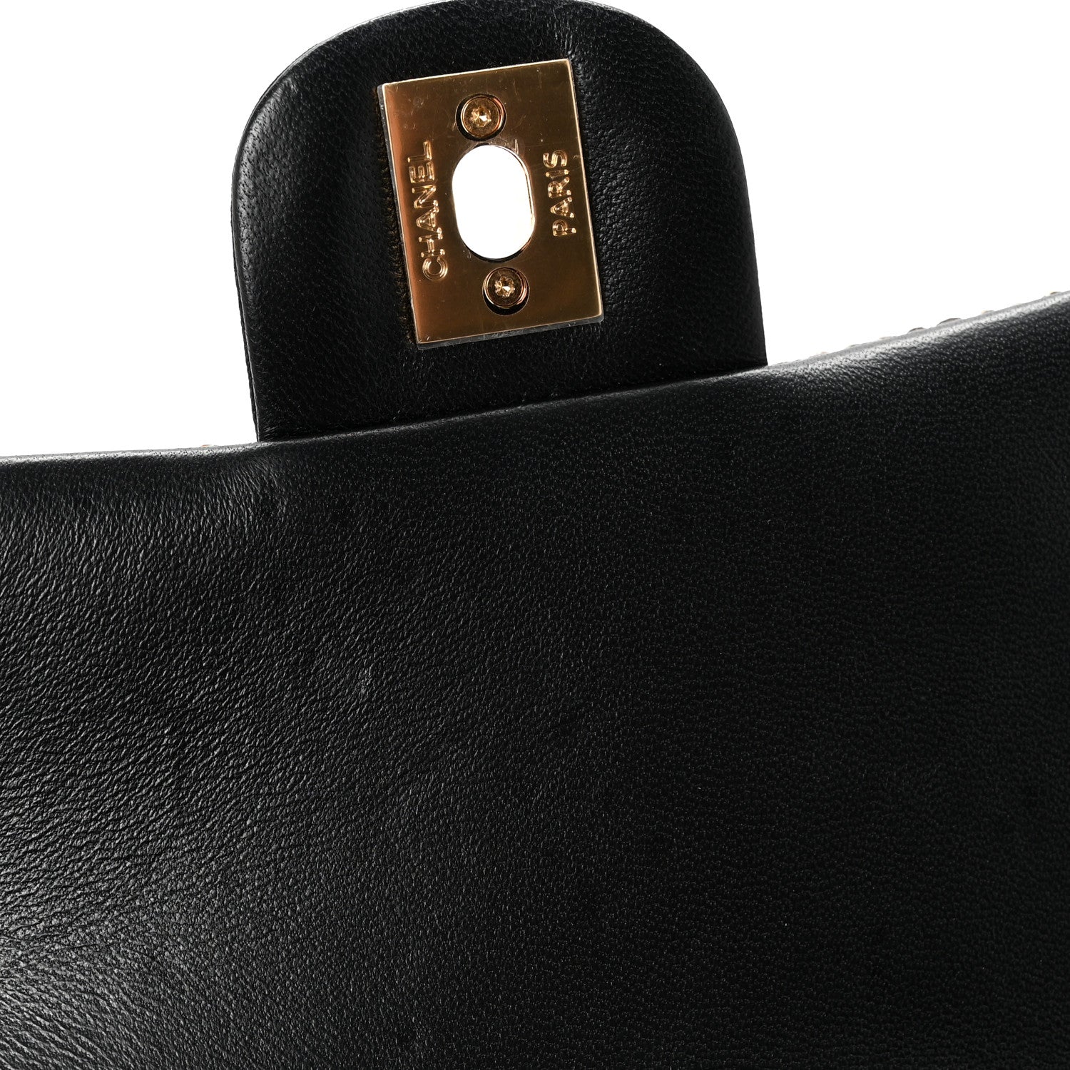 Chanel Lambskin Crystal Flap Black Multicolor 11 of 11