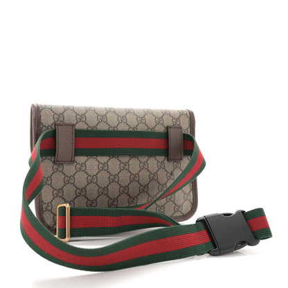 Gucci GG Supreme Monogram Neo Vintage Web Belt Bag Brown 3 of 12