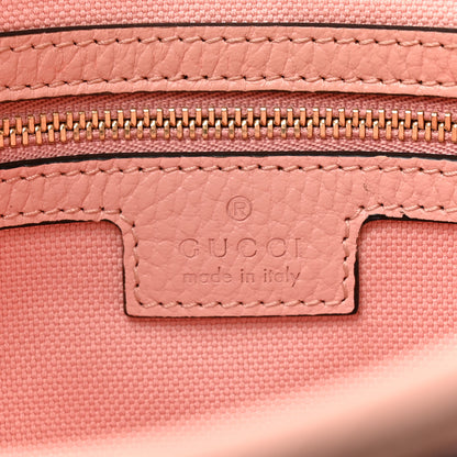 Gucci New Denim GG Monogram Calfskin Love Parade Small Jackie 1961 Hobo Light Pink 6 of 13