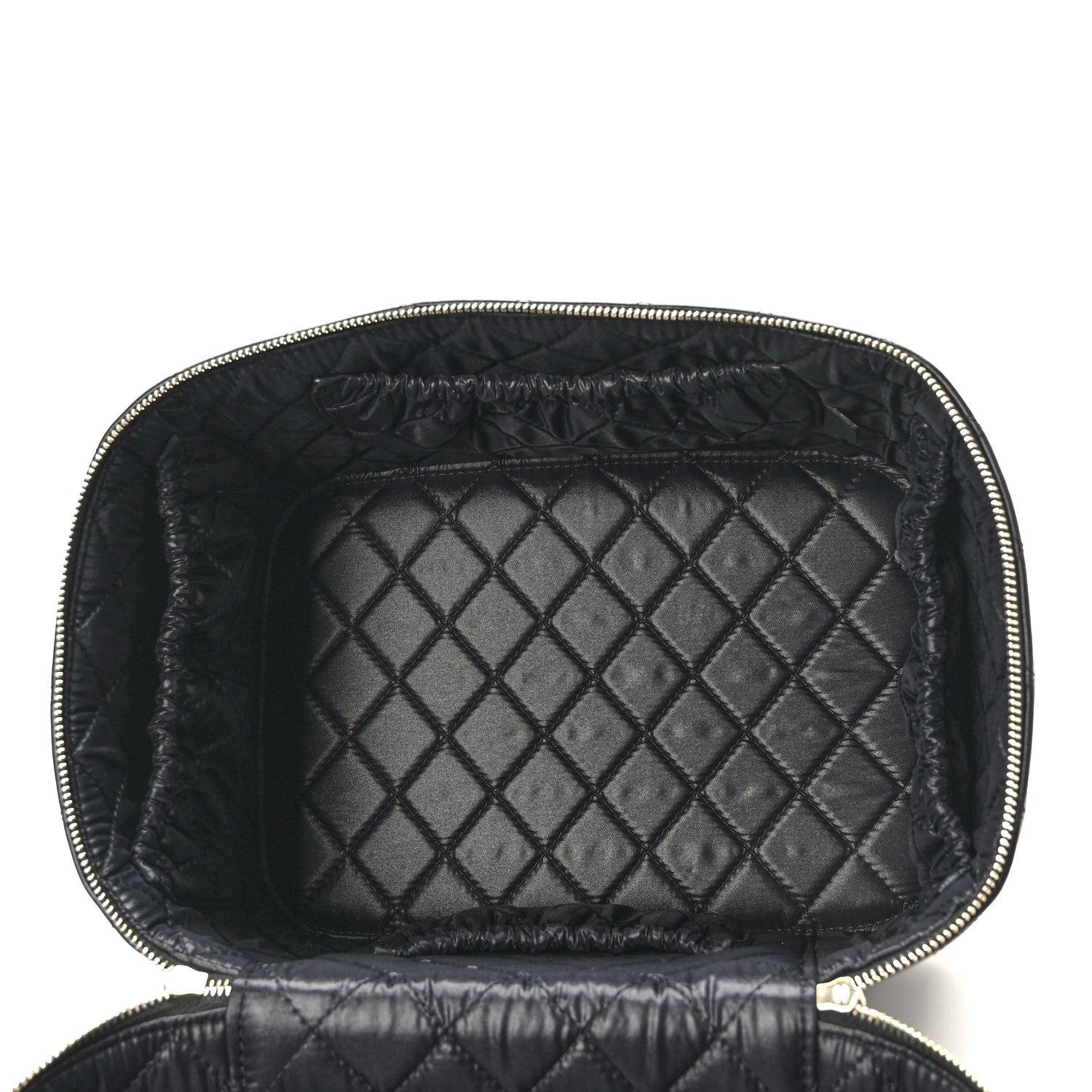 Chanel Lambskin Quilted Large Vanity Pouch Black 5 of 11