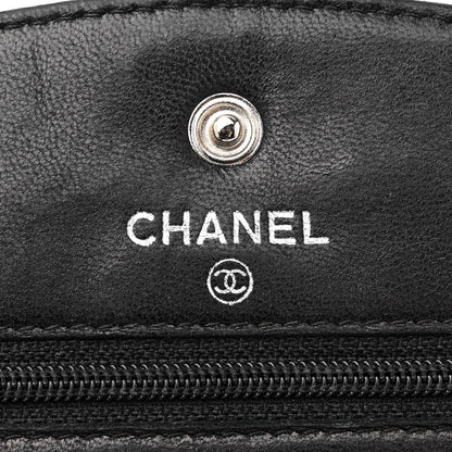 Chanel Caviar Timeless CC Wallet On Chain WOC Black 6 of 13