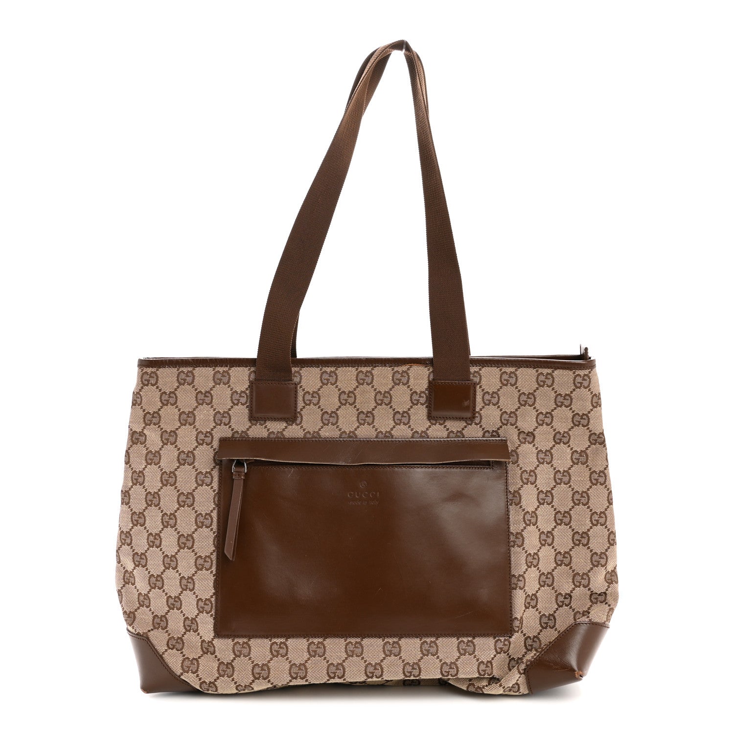 Gucci Monogram Tote Bag Brown 1 of 14