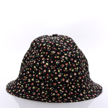 Gucci X LIBERTY OF LONDON Canvas Floral Print Bucket Hat L Black Multicolor 6 of 8
