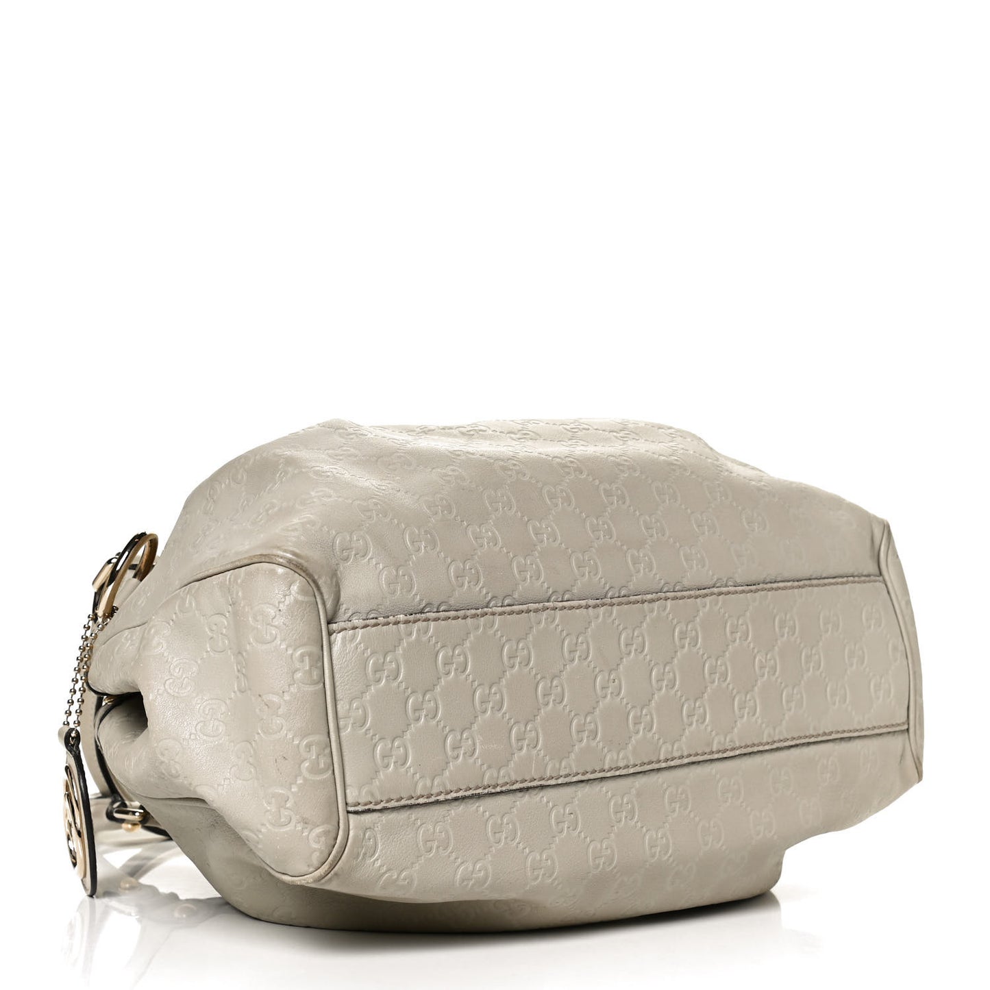 Guccissima Medium Sukey Tote Mystic White
