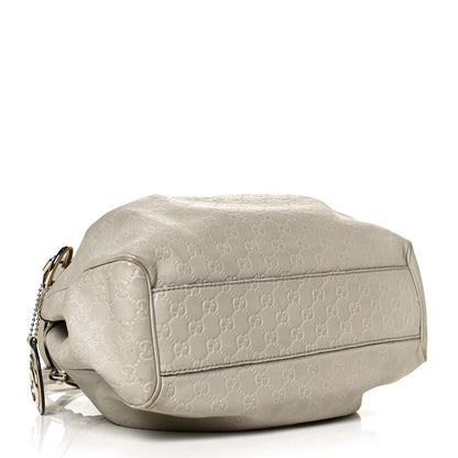 Gucci Guccissima Medium Sukey Tote Mystic White 4 of 13